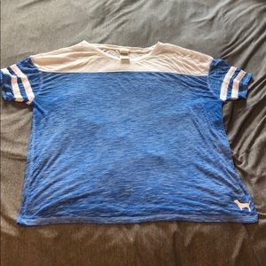 Two Victoria Secret PINK varsity T-Shirts